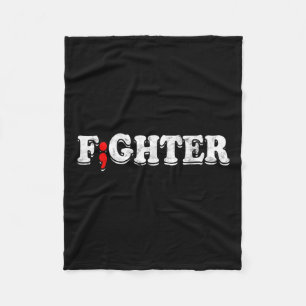 Depression Awareness Suicide Prevention Anxiety  Fleece Blanket