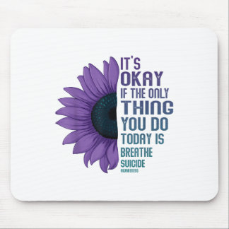 Depression Awareness Suicide Prevention Mouse Mat