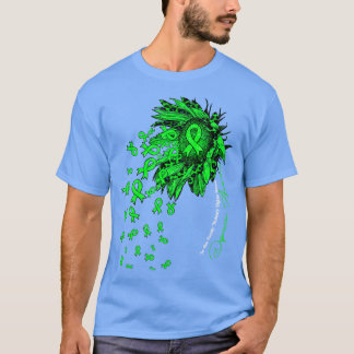 Depression Awareness sunflower nobody fights alone T-Shirt