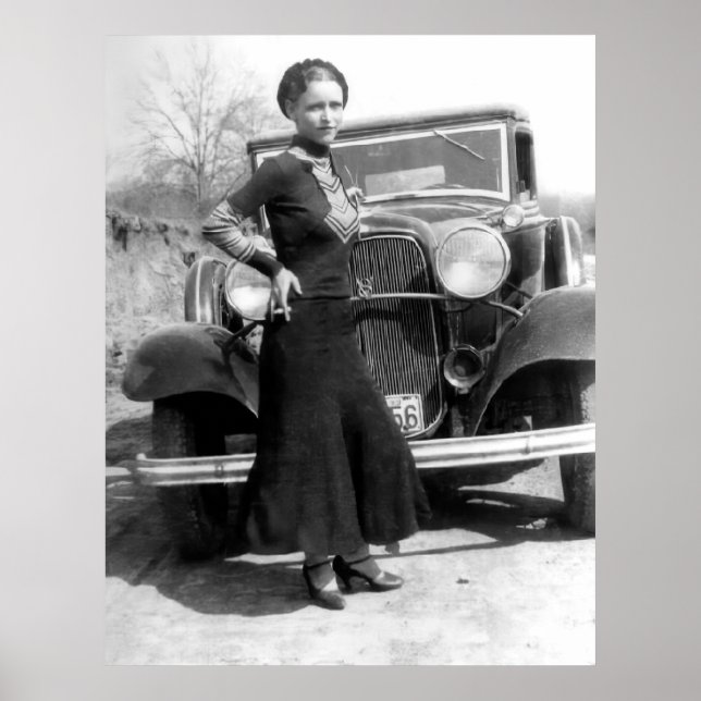 DEPRESSION ERA GANGSTER - BONNIE PARKER 1933 POSTER (Front)