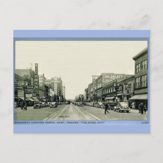 Depression-era Gary, Indiana Postcard