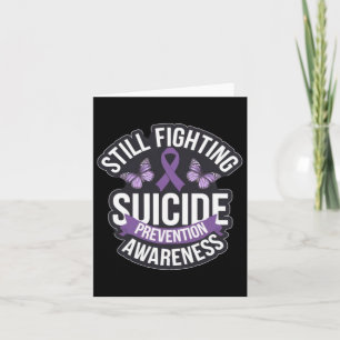 Depression Fighting Suicide Prevention Awareness S Card