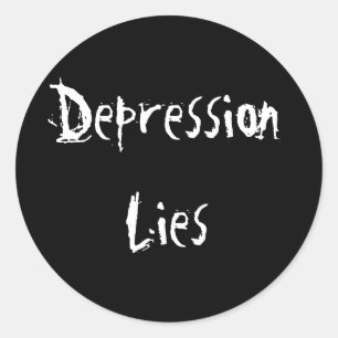 Depression Lies Sticker