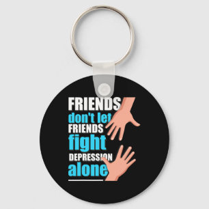 Depression Men Women Suicide Prevention Awareness Key Ring