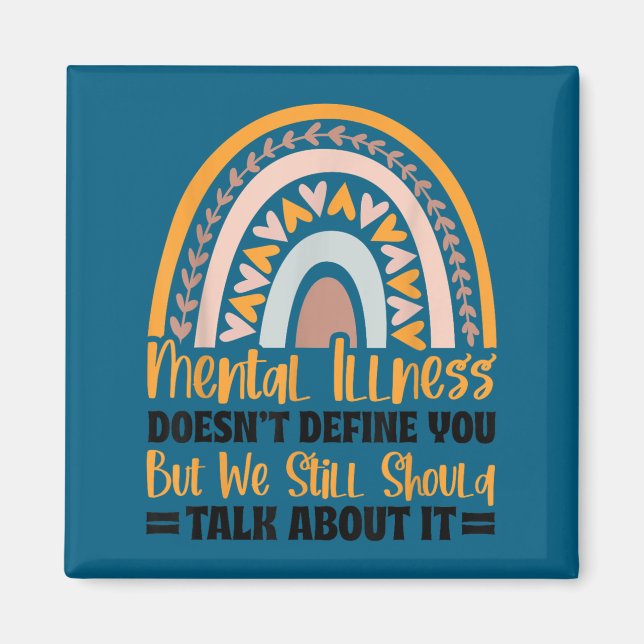 Depression Mental Illness Mental Health Awareness  Magnet (Front)