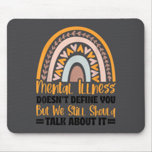 Depression Mental Illness Mental Health Awareness  Mouse Mat