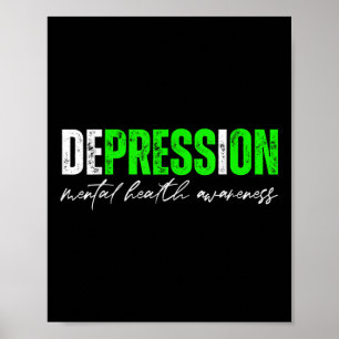 Depression Press On Mental Health S Awareness Supp Poster