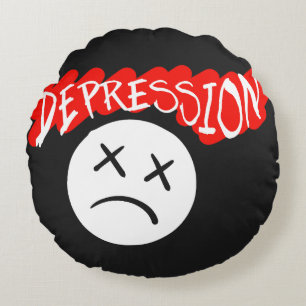 Depression round cushion