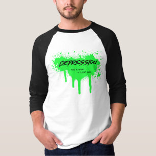 Depression this is what it looks like F Depression T-Shirt