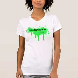 “Depression: This Is What It Looks Like” – Women’s T-Shirt