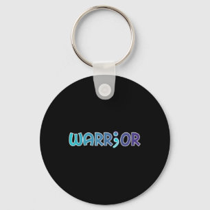 Depression Warrior Anti Suicide Anxiety Awareness Key Ring