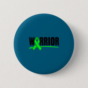 Depression Warrior Ribbon Mental Health Awareness  6 Cm Round Badge