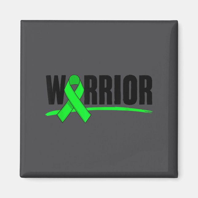 Depression Warrior Ribbon Mental Health Awareness  Magnet (Front)