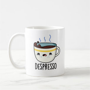 Depresso Funny Sad Espresso Coffee Pun  Mug