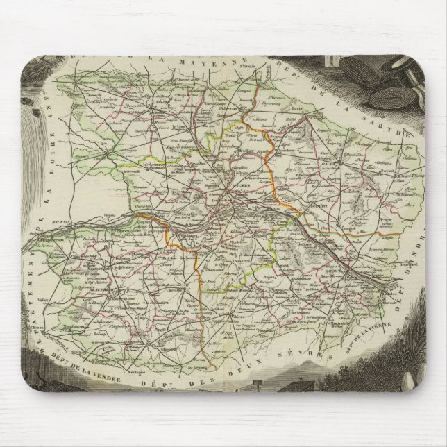 Dept About Hand and Dormouse Mouse Mat (Front)