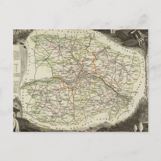 Dept About Hand and Dormouse Postcard (Front)