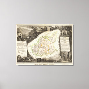 Dept About Low Alps Canvas Print