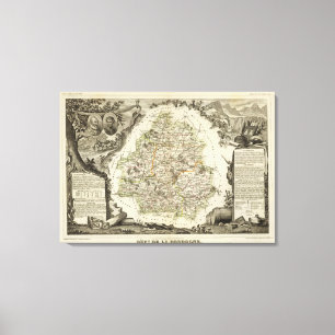 Dept Any Dordeogne Canvas Print