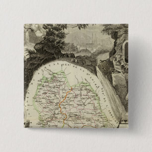 Dept Any Lozere 15 Cm Square Badge