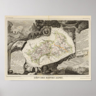Dept De Hautes Alpes Poster