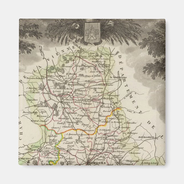 Dept. De La Hte Vienne Magnet (Front)