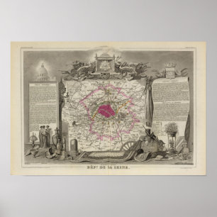 Dept. De La Seine Poster