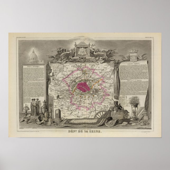 Dept. De La Seine Poster (Front)