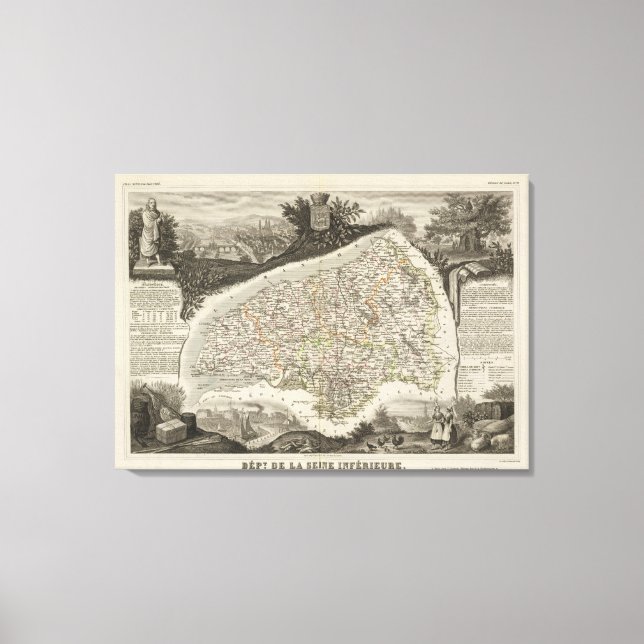 Dept. De La Siena Bottom Canvas Print (Front)