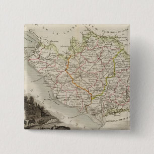 Dept. De La Vendee 15 Cm Square Badge