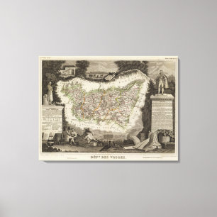 Dept Des Vosges Canvas Print