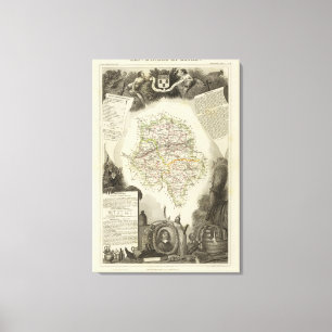 Dept D'Indre and Dormouse Canvas Print