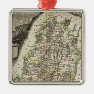 Dept. Du Haut Rhin Metal Tree Decoration