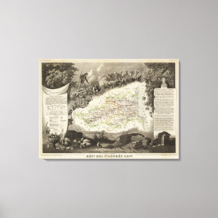 Dept of Pyrenees Orles Canvas Print