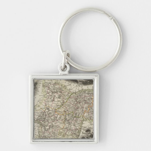 Dept of Saone et Loire Key Ring (Front)