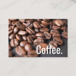 Depth Coffee Beans Simple Oswald Punch-Card Loyalty Card