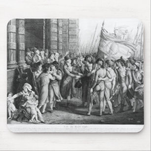 Deputies of National Convention leaving Assembly Mouse Mat