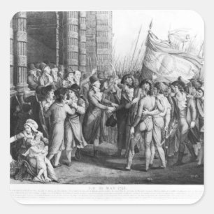 Deputies of National Convention leaving Assembly Square Sticker