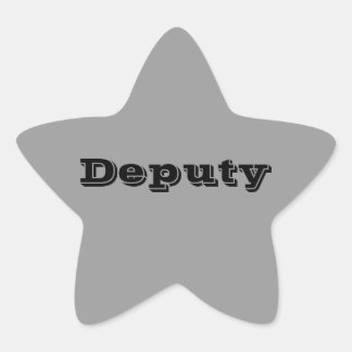 Deputy Badge Stickers
