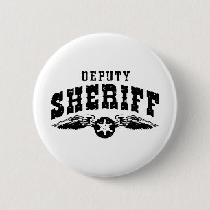 Deputy Sheriff 6 Cm Round Badge