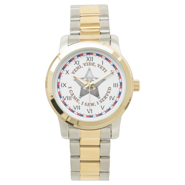 Deputy Sheriff's Badge Logo Watch (Front)