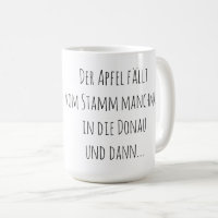 Der Apfel / German Mug