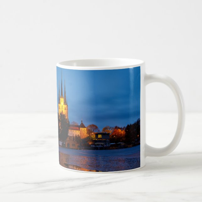 Der Erfurter Dom in Thüringen Coffee Mug (Right)