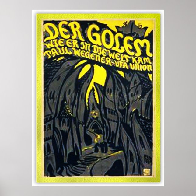 Der Golem, wie er in die Welt kam Poster (Front)