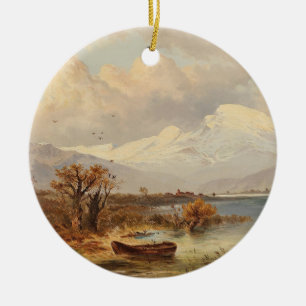 Der Haider See – Emil Barbarini Ceramic Tree Decoration
