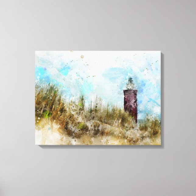 Der Leuchtturm Canvas Print (Front)