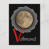 Der Mond, la lune, la luna, the moon Postkarte