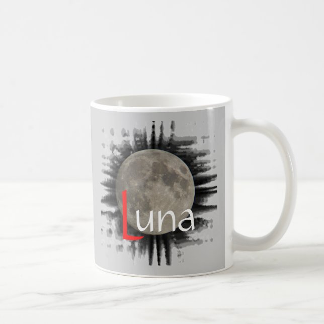 Der Mond, la lune, la luna, the moon Tasse Coffee Mug (Right)
