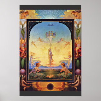 Der Morgen By Runge Philipp Otto (Best Quality) Poster