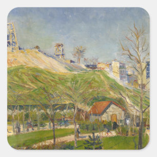 Der Square Saint-Pierre   1883-84 Square Sticker