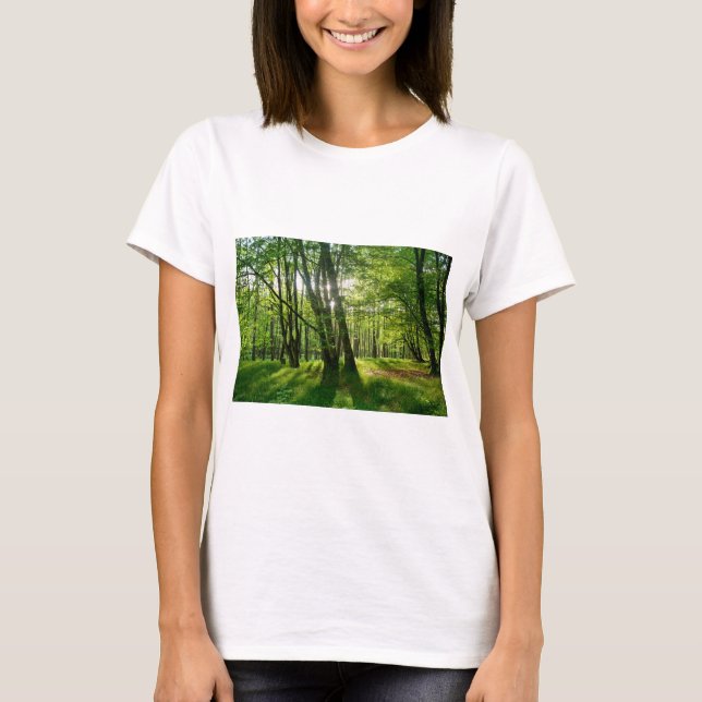 Der Wald im Frühling T-Shirt (Front)